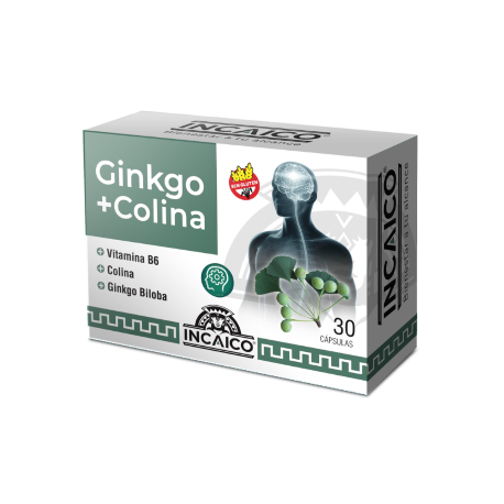 GINKGO + COLINA X 30 CAPS YUYO INCAICO