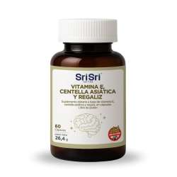 VIT E,CENTELLA ASIATICA Y REGALIZ X 60 CAPS SRI SRI TATTVA