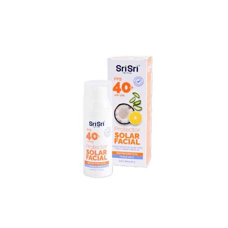 PROTECTOR FACIAL SOLAR FPS 40 + SRI SRI  TATTVA