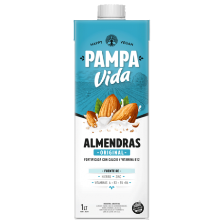 BEBIDA ALMENDRA ORIGINAL X 1 LT. PAMPA VIDA