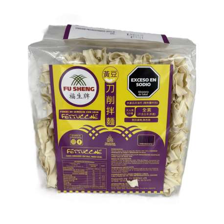 FIDEO FETTUCCINE CON SOJA X KG FUSHEN