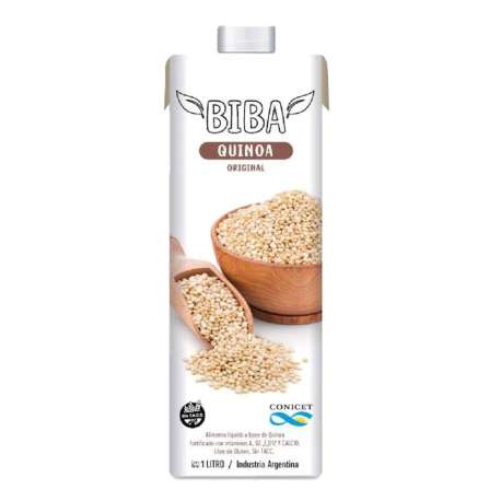 LECHE DE QUINOA SIN AZUCAR AGREGADA X 500 ML. BIBA