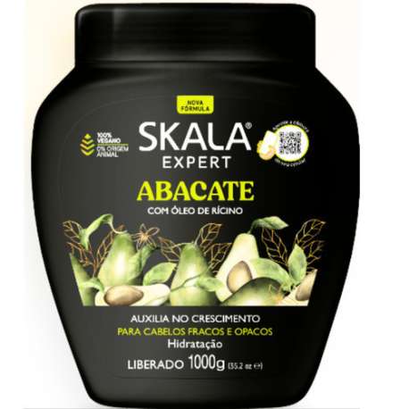 CREMA PARA PEINAR E HIDRATANTE ABACATE X 1KG. SKALA