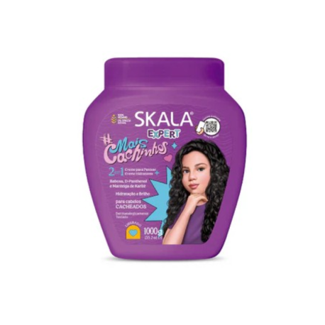 CREMA PARA PEINAR E HIDRATANTE MAIS CACHINHOS X 1KG. SKALA