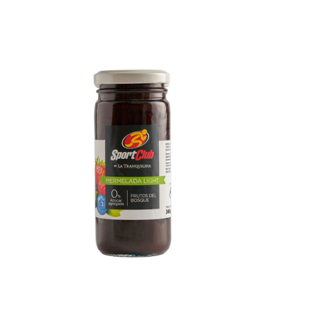MERMELADA SPORTCLUB DE FRUTOS DE BOSQUE X 240 GRS.
