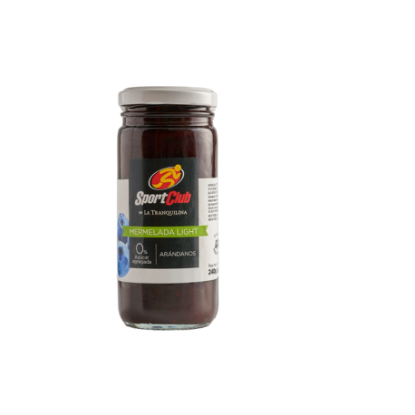 MERMELADA SPORTCLUB DE ARANDANOS X 240 GRS. LA TRANQUILINA