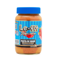MANTEQUILLA DE MANI FRUTILLA X 360 GR. LE FIT