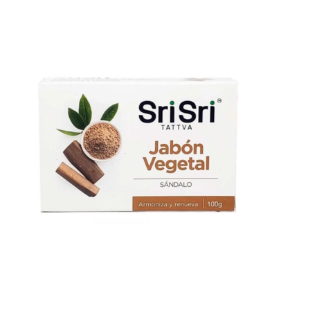 JABON VEGETAL SANDALO X 100 GR SRI SRI TATTVA