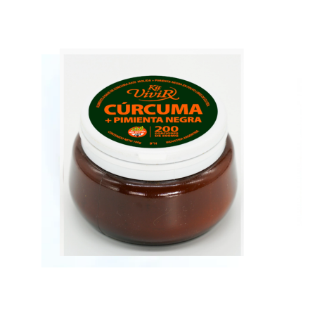 CURCUMA Y PIMIENTA NEGRA PURO X 40 GR KIT VIVIR