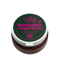 GINKGO BILOBA + RESVERATROL PURO X 40 GR KIT VIVIR