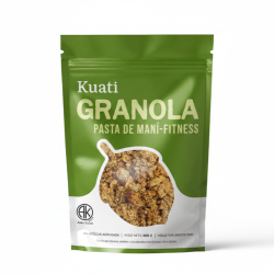 GRANOLA CON PASTA DE MANI Y ALMENDRAS X 250 GR. KUATI