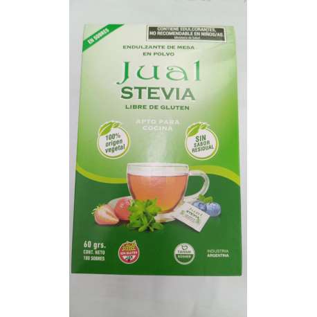 EDULCORANTE STEVIA X 100 SOBRES JUAL