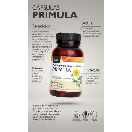 ACEITE DE PRIMULA X 50 CAPSULAS NATIER