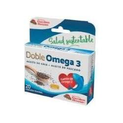 DOBLE OMEGA 3 X 20 CAPS GARDEN HOUSE