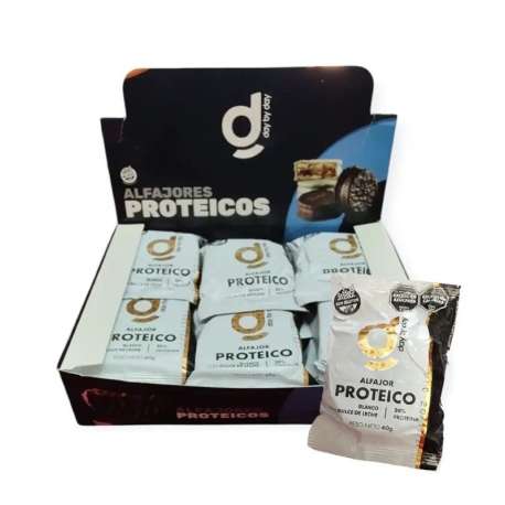 ALFAJOR PROTEICO BLANCO CAJA X 12 UNID. DOÑA MAGDALENA