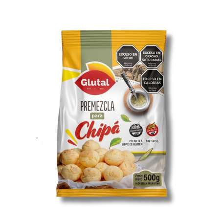 PREMEZCLA  CHIPA SIN GLUTEN X 500 GR GLUTAL