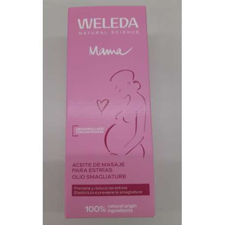 ACEITE DE MASAJES PARA ESTRIAS WELEDA
