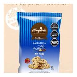 GALLETITAS VAINILLA CON CHIP DE CHOCOLATE X 130 GRS. ANGIOLA