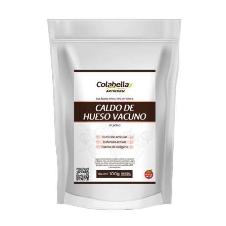 ARTROGEN CALDO DE HUESOS VACUNO POLVO X 100 GR. COLABELLA