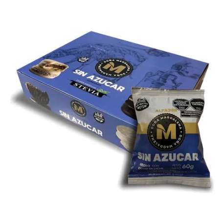 ALFAJOR DULCE DE LECHE SIN AZUCAR X 12 UNIDADES. DOÑA MAGDALENA