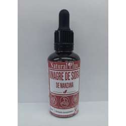 EXTRACTO VINAGRE SIDRA DE MANZANA X 50 ML. NATURAL PLUS.