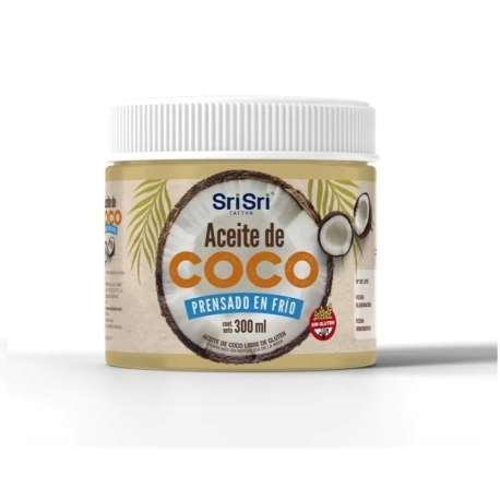 ACEITE DE COCO PRENSADO EN FRIO X 300 ML SRI SRI
