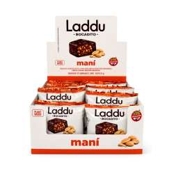 LADDU BOCADITO MANI CAJA X 12 UNID. DE 22 GR. SRI SRI TATTVA-AYURVEDA