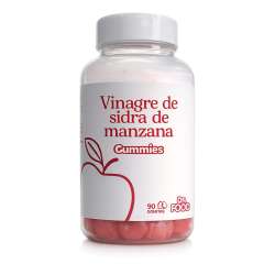 VINAGRE DE SIDRA DE MANZANA X 90 GUMMIES DR. FOOD. PROVEFARMA.