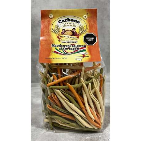 MACCHERONI CALABRESI AI TRE SAPORI X 500 GR SAGGI