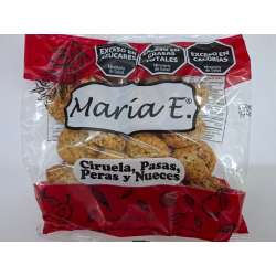 GALLETITAS AVENA,CIRUELAS,PASAS,PERAS Y NUECES S/AZUCAR MARIA E
