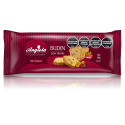 BUDIN CON FRUTAS SIN GLUTEN X 200 GR. ANGIOLA