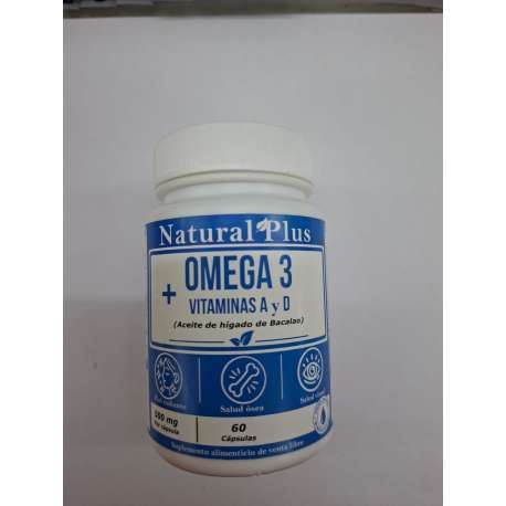 ACEITE HIGADO DE BACALAO X 60 CAPS. NATURAL PLUS