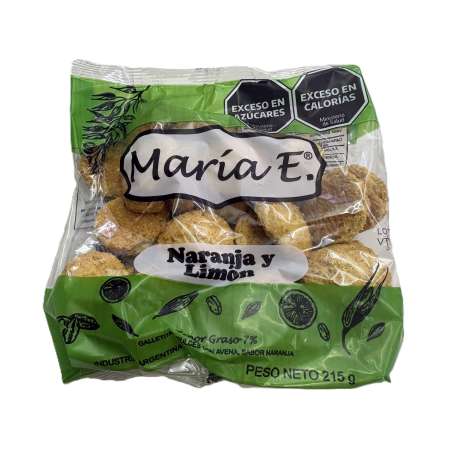 GALLETITAS AVENA, NARANJA Y LIMON S/AZUCAR MARIA E