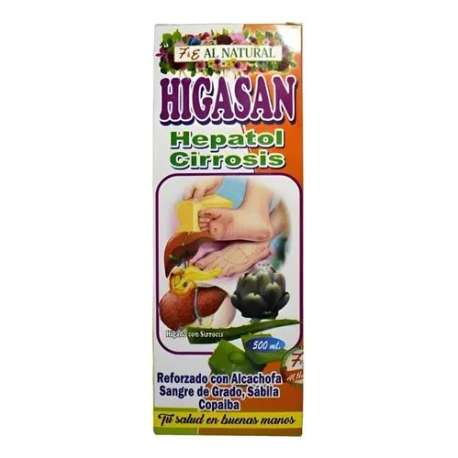 EXTRACTO HIGASAN HEPATOL - CIRROSIS X 500 ML.PRODUCTOS IMPORTADOS.
